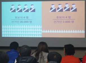 영광축협 임시총회 계기 위탁선거법안내 및 홍보영상 상영