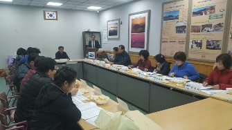 보궐선거 지역 통장 대상 선거법 안내 및 모의투표체험 실시(월호동)
